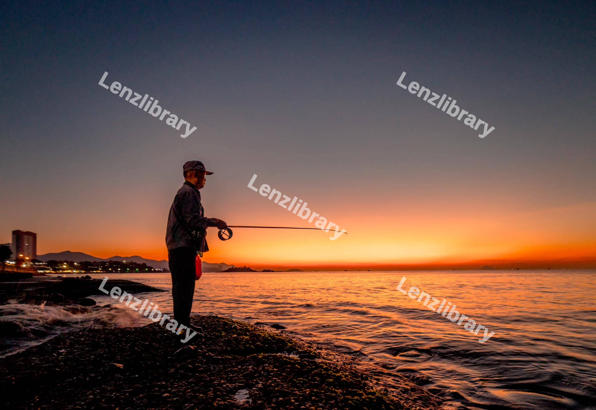 Man fishing